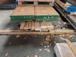 Palle med planker af mahogni m.m.