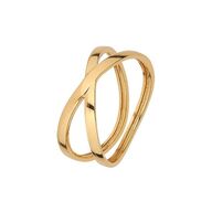 Criss Cross Ring. - Str. XS/50-51 mm.