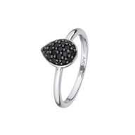 Black Serenity Ring - Str. XS/50-51 mm.