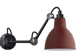 DCW éditions Paris - Lampe GRAS 204 - Væglampe - Rød