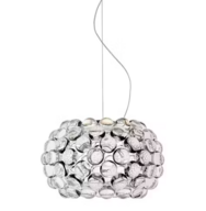 Loftslampe, Foscarini Caboche Plus Pendel Piccola Transparent