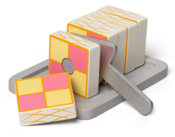 2 pk. MAMAMEMO Legemad - BATTENBERG KAGE