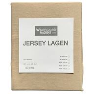7 stk. Nørgaard Madsen jersey lagen 40x98 cm - Light Brown