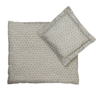 5 sæt Dukkesengetøj 50 Cm Dark Mint Fra Mamamemo
