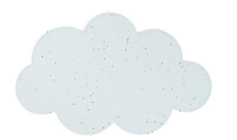 2 stk. Dækkeserviet Silikone Sky Confetti Blue Fra Done By Deer
