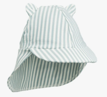 9 stk. LIEWOOD Senia Hat | Stripe Sea blue-white - Str. 3-6 mdr til 3-4 år 