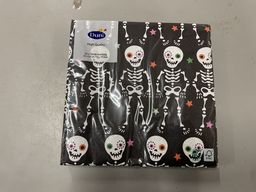 100 pk. Halloween servietter DUNI 33x33 cm. 