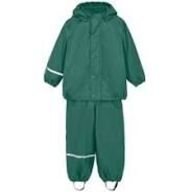 Regntøjsæt m/fleece (100 cm) - Justerbare elastiske støvlestropper