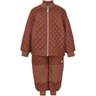 2 sæt Mikk-Line Duvet Termotøj - Russet Str. 110 &128