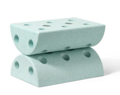 MODU Børneskammel - Ocean Mint / Forest Green