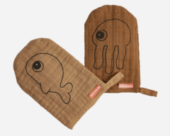 6 pk. Done by Deer Vaskeklud, Sea friends, 2 stk