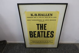 Koncertplakat fra K.B Hallen "The Beatles" 1964