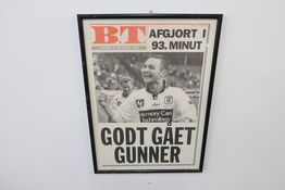 Avisforside B.T. 1998 "Godt gået Gunner"