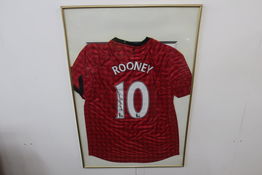 Signeret trøje "Wayne Rooney"