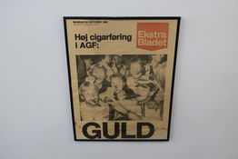 Avisforside Ekstra Bladet 1986 "Høj cigarføring i AGF"