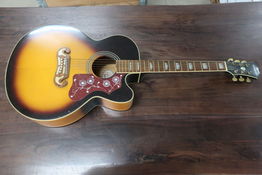 Halvakustisk guitar EPIPHONE EJ200CE/VS