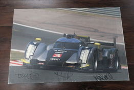 Signeret billede Le Mans 2011 "Tom Kristensen, Rinaldo Capello, Allan McNish"