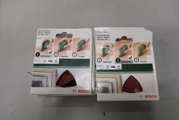 10 pk. Slibepapir trekant K60-80 93mm. BOSCH