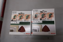 9 pk. Slibepapir trekant K60-80 93 mm. BOSCH