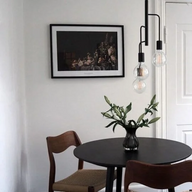 2 stk. frandsen cool chandelier sort(ubrugt)