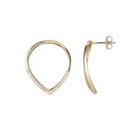 Sparkling Drop Studs - Str. One Size