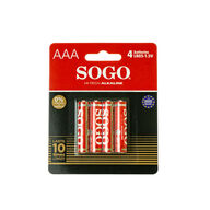 40 pk. Sogo batterier, LR03 / AAA - pakke med 4 stk.