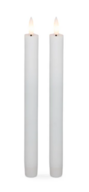 19 pk. LED stagelys med timer 2 stk. 22,5 cm