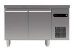 Kølebord SCG-130 2 fag med låger Snowflake