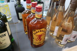 3 flasker liqueur FIREBALL