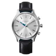 Armbåndsur, Kronaby Sekel 38 Mm Hybrid Smartwatch Silver, Leather Strap