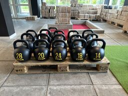 Palle med 16 stk. Metal kettlebells