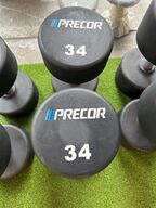 2 stk. Håndvægte 34 kg PRECOR