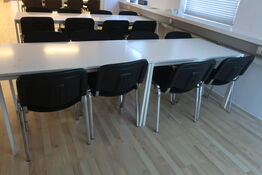 2 stk. borde med 8 stk. stole