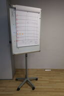 Whiteboard på stativ