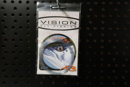 10 pk. VISION SALMON Knotless Tapered Leader 15ft 11,3kg 0,43