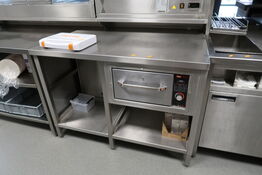 Rustfri stålbord med varmeskuffe HATCO Drawer Warmer
