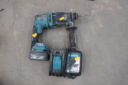 Akku borehammer MAKITA DHR182 med batteri og lader