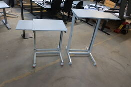 2 stk. justerbar borde TWINCO