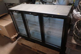 Displaykøleskab/backbar VIBOCOLD DB300H-3-P