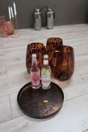 3 stk. vaser LIGHT & LIVING samt bakke & tonics