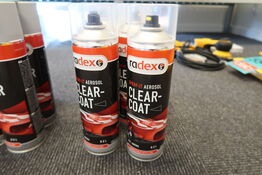 8 stk. Radex Spray-it Aerosol Clear-Coat 0,5L