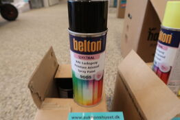 6 stk. Belton 324 Spray RAL9005 - Dybsort