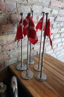 5 stk. bordflag