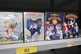 4 stk. DVD bokse FUTURAMA Sæson 1 - 4