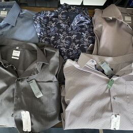 Herretøj i blandede størrelser - Skjorter, poloer, kasketter, pyjamaser, seler og slips (momsfri)