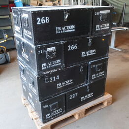 Eventbureau *Cases, chafing dishes, duftkanon m.v.*
