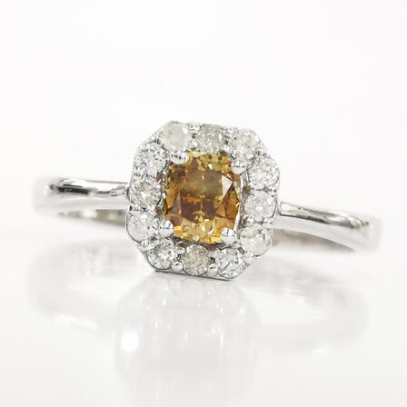 Diamantring med 0,42 ct diamanter - Vejl. pris: 9.595,-