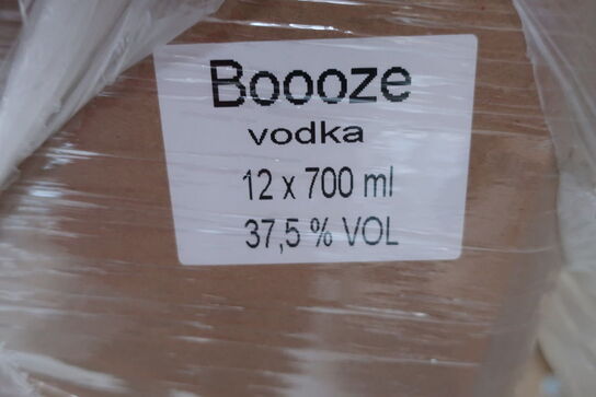 12 fl. Vodka BOOOZE 70 CL. 37,5% 