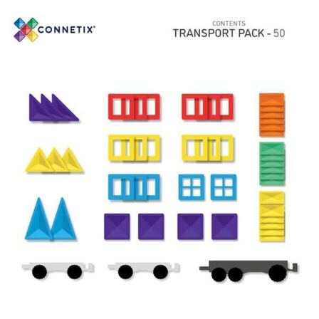 Magneter, transport pack 50 dele- Connetix