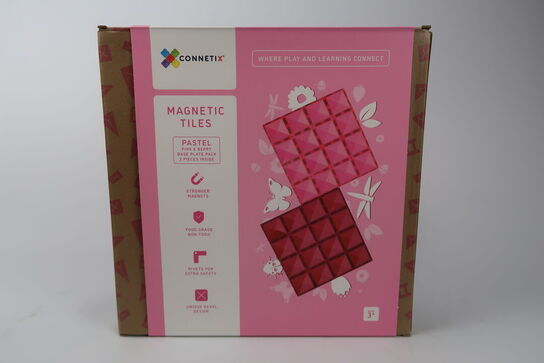 Pastel Baseplates, Pink, 2 stk - Connetix